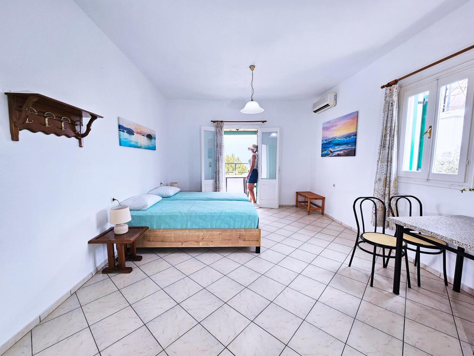 Sunflowers Apartments Marathókampos Dış mekan fotoğraf
